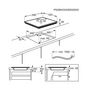 Voir la diapositive 2 : ELECTROLUX Plaque de cuisson induction 60cm 3 feux 6000w noir - LIB60320CK