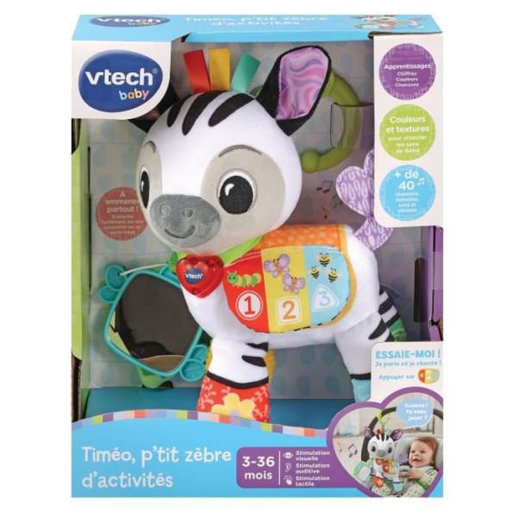 VTECH BABY VTECH BABY - Timéo, P'tit Zebre d'Activités