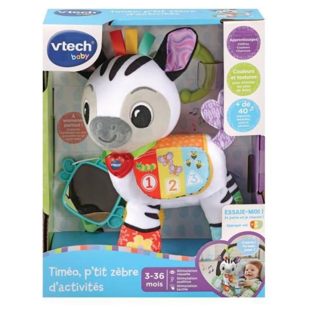 VTECH BABY VTECH BABY - Timéo, P'tit Zebre d'Activités