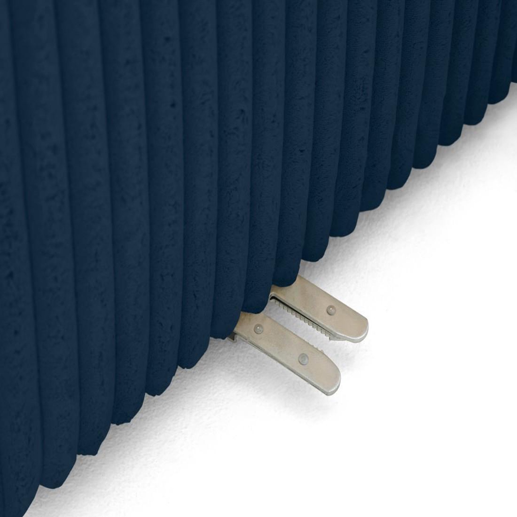 Voir la diapositive 6 : LISA DESIGN Victoire - canapé modulable d'angle gauche 5 places en velours côtelé grosses côtes