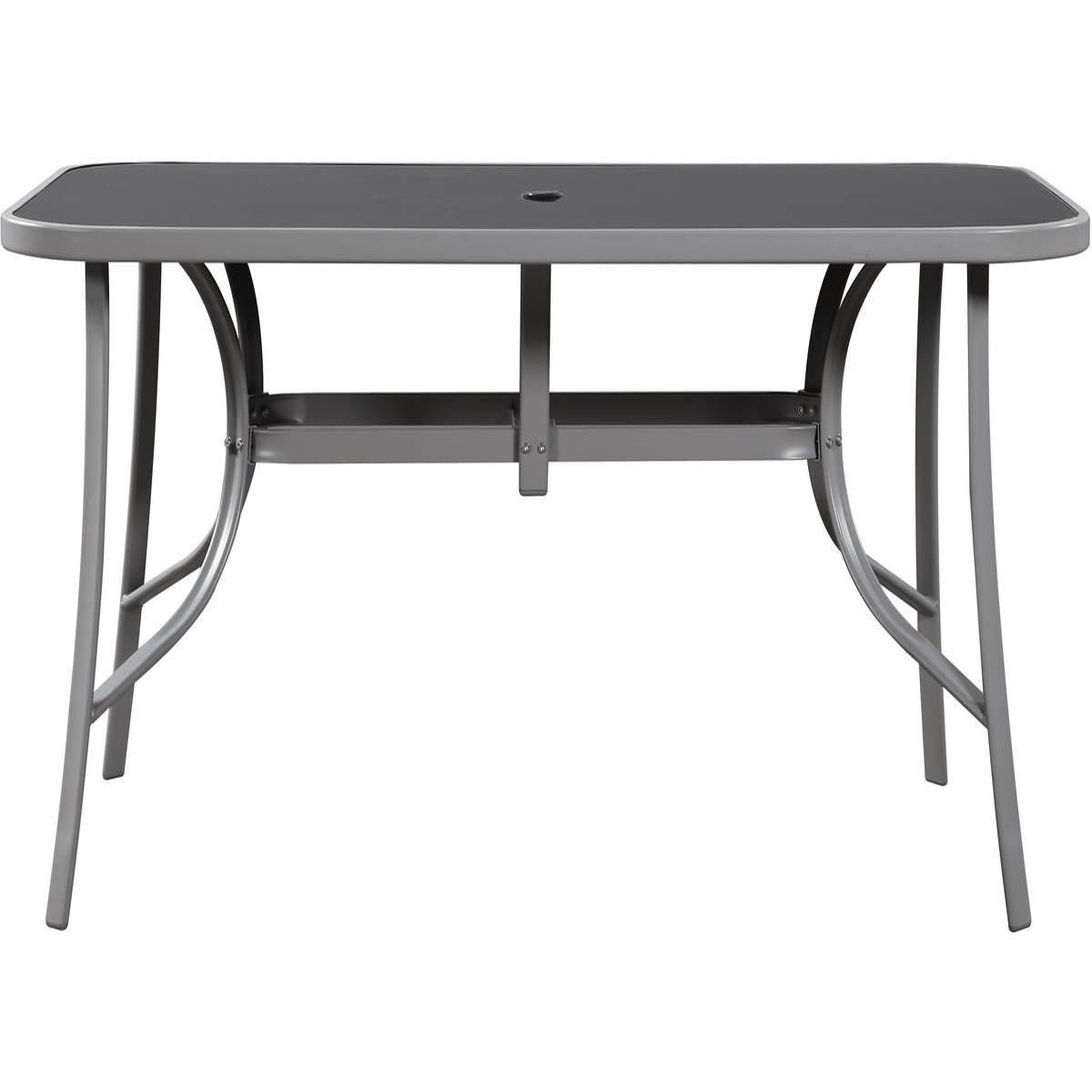 Voir la diapositive 3 : Habitat et Jardin Table et chaises de jardin en textilène  cordoba  - phoenix - 6 places - gris foncé