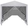 Voir la diapositive 3 : VIDAXL Tente de reception avec 10 parois en maille 12 x 3 m