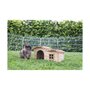 Voir la diapositive 2 : KERBL Maison pour rongeur - KERBL - Nature - Toit galbé - 40 x 25 x 25 cm