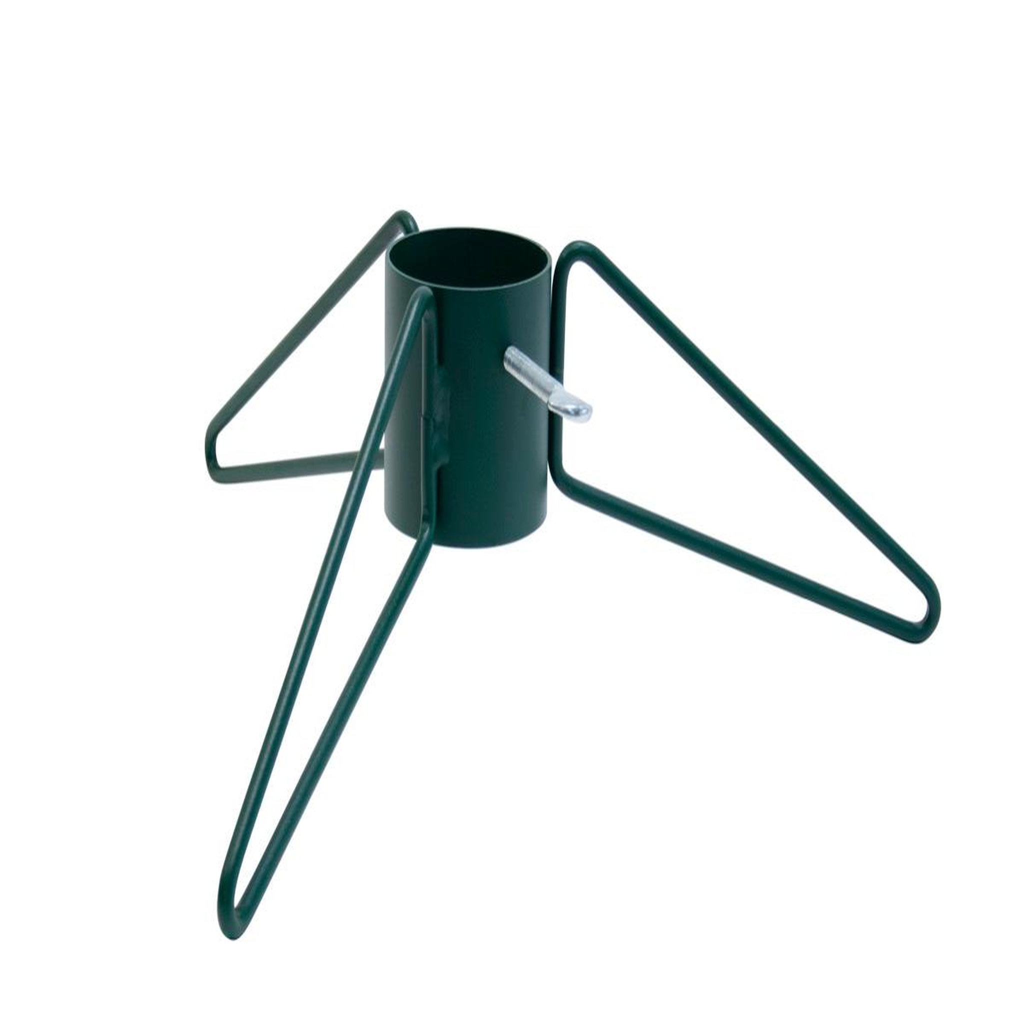 CENTRALE BRICO Pied de sapin 3 pieds fer rond vert sapin tube 7 cm