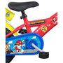 Voir la diapositive 3 : Nickelodeon Vélo enfant - Modèle 12'' Pat Patrouille pour enfant de 85/100 cm avec stabilisateurs - Plaque décorative avant - 1 frein