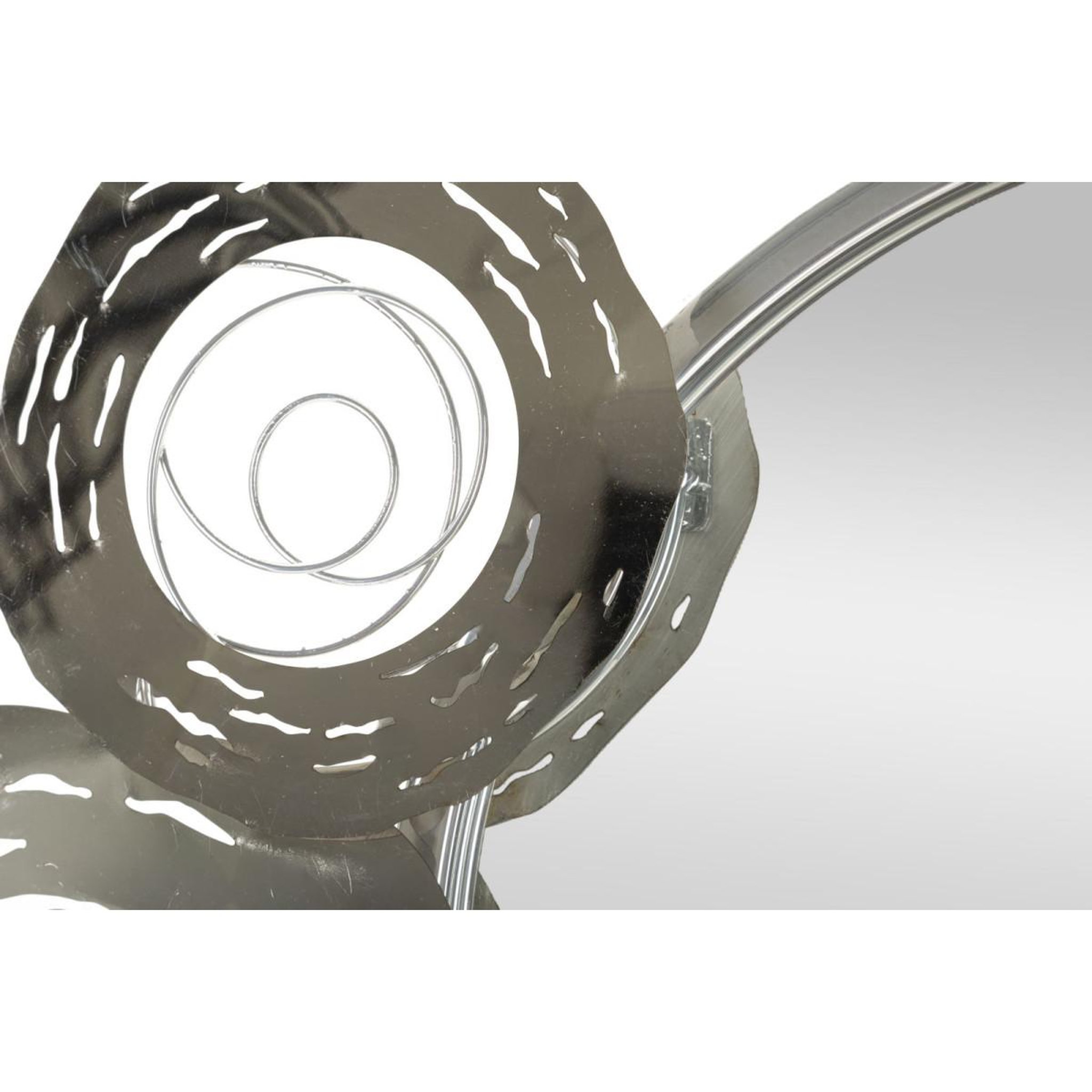 Voir la diapositive 2 : Paris Prix Décoration murale avec miroir  hop  106cm argent