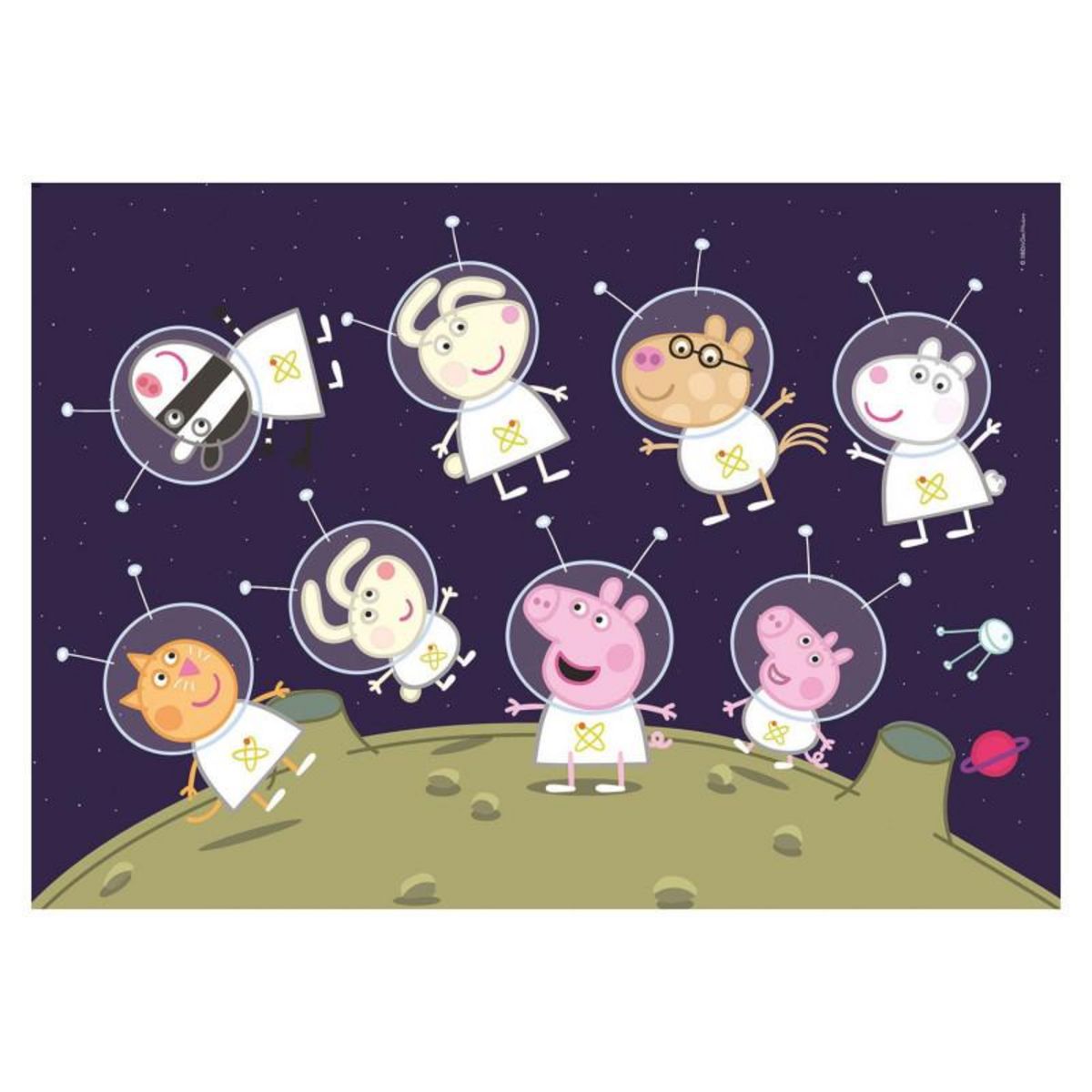 CLEMENTONI Clementoni Puzzle & Color Peppa Pig, 60st.