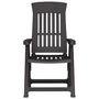 Voir la diapositive 4 : VIDAXL Chaises inclinables de jardin lot de 2 anthracite PP