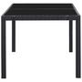 Voir la diapositive 4 : VIDAXL Ensemble a manger d'exterieur 7 pcs Resine tressee Noir