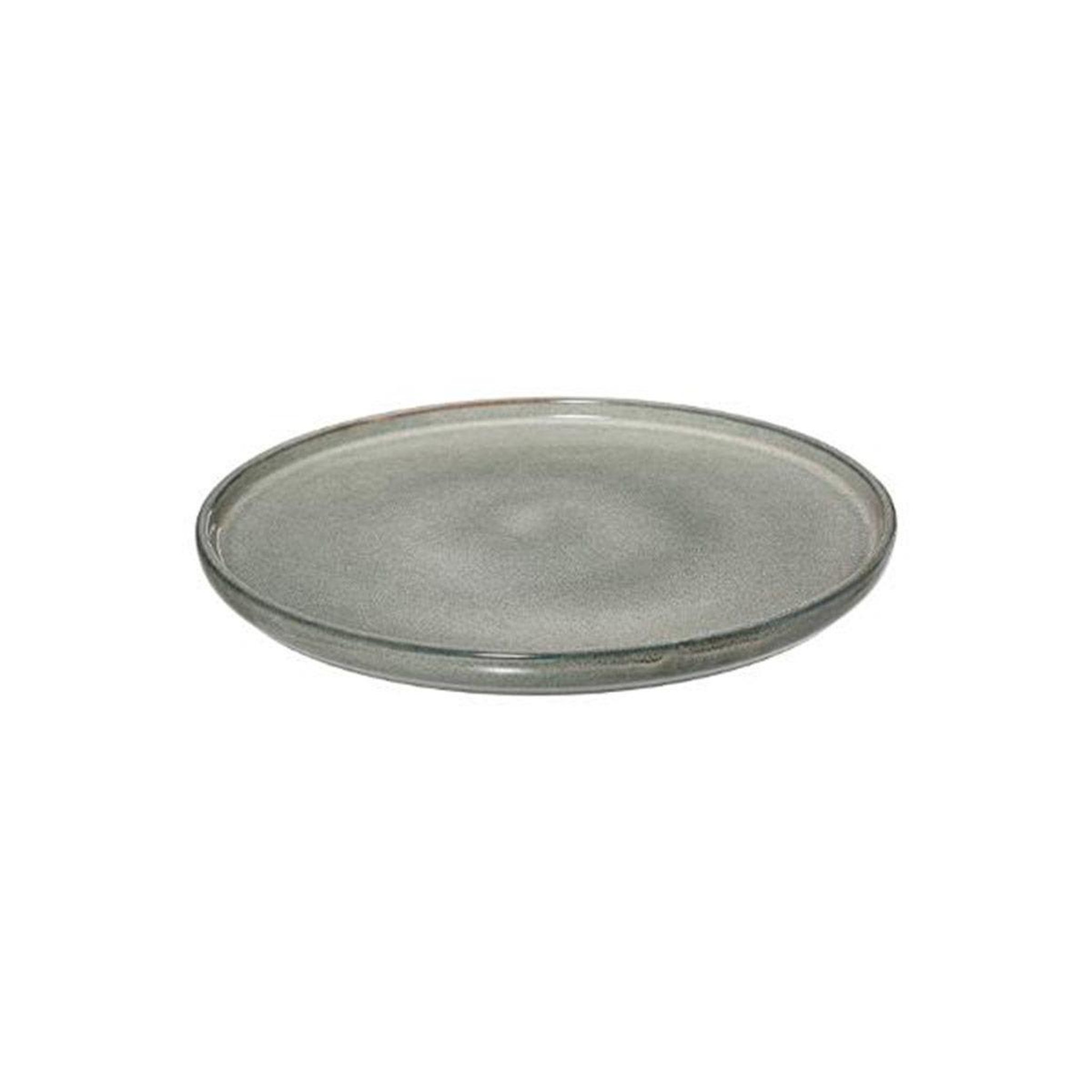 Voir la diapositive 2 : SECRET DE GOURMET Lot de 6 assiettes plates  terre inconnue  27cm vert