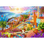 Voir la diapositive 1 : Trefl Puzzle 1000 pièces Premium Plus :  Visite de Santorini