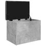 Voir la diapositive 4 : VIDAXL Banc de rangement gris beton 62x42x45 cm bois d'ingenierie