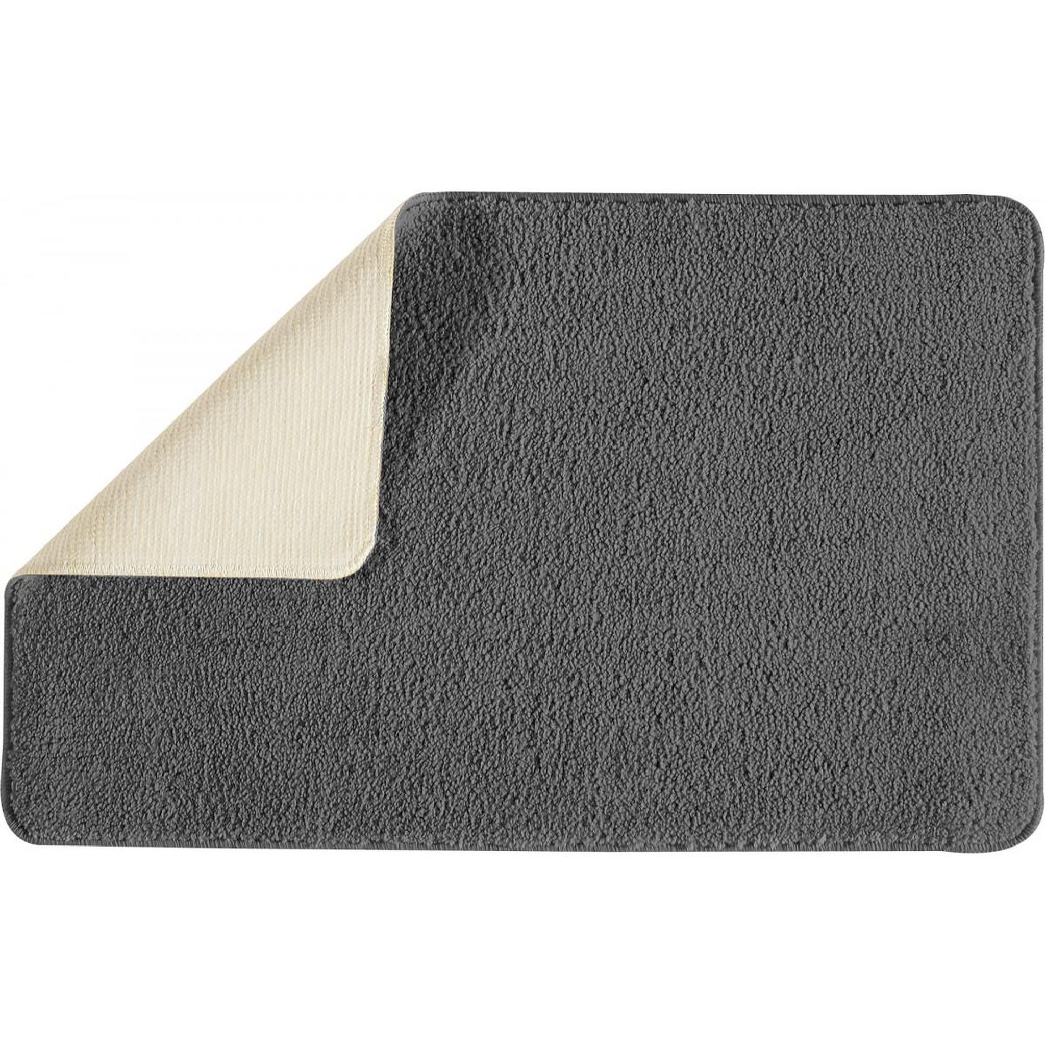 Voir la diapositive 1 : GUY LEVASSEUR Tapis de bain uni 50x80 en polyester 50x80cm