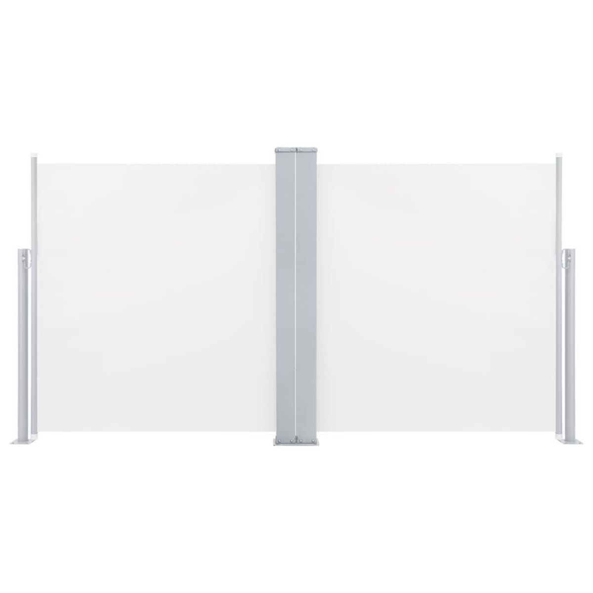 VIDAXL Auvent lateral retractable Creme 120 x 600 cm