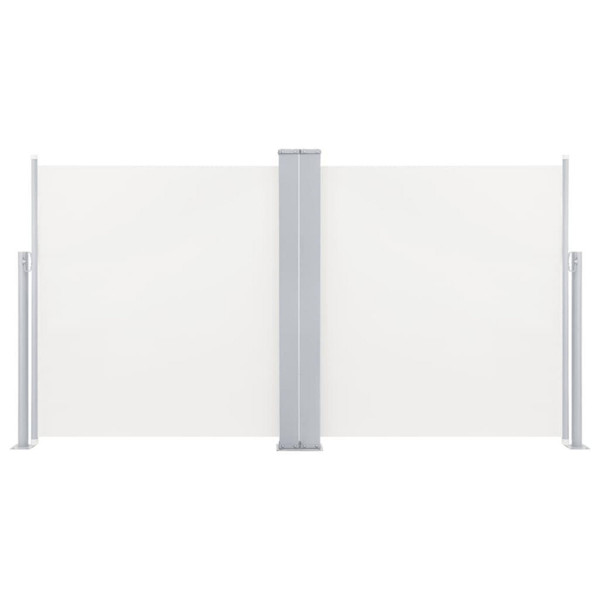 VIDAXL Auvent lateral retractable Creme 120 x 600 cm