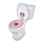 Bright Starts Réducteur de lunette de toilette - DISNEY BABY - MINNIE - Adhésif - Installation rapide