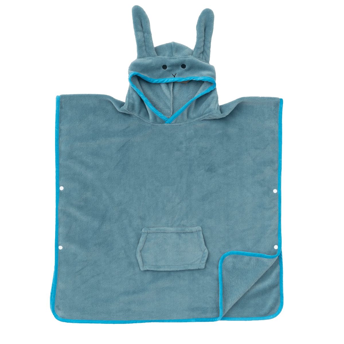 ACTUEL Plaid enfant à capuche lapin 