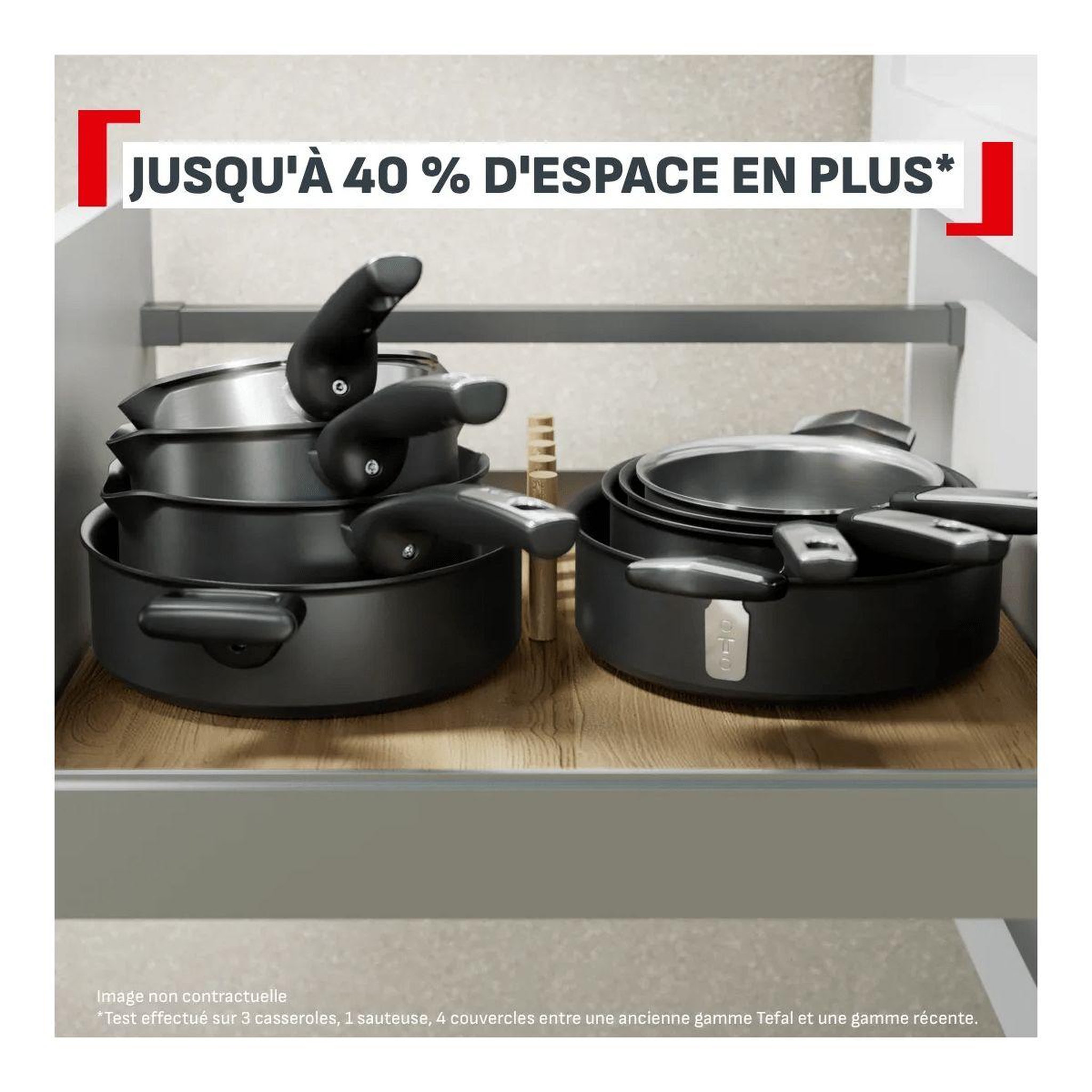 Voir la diapositive 3 : TEFAL Casserole 20 cm Excellence +