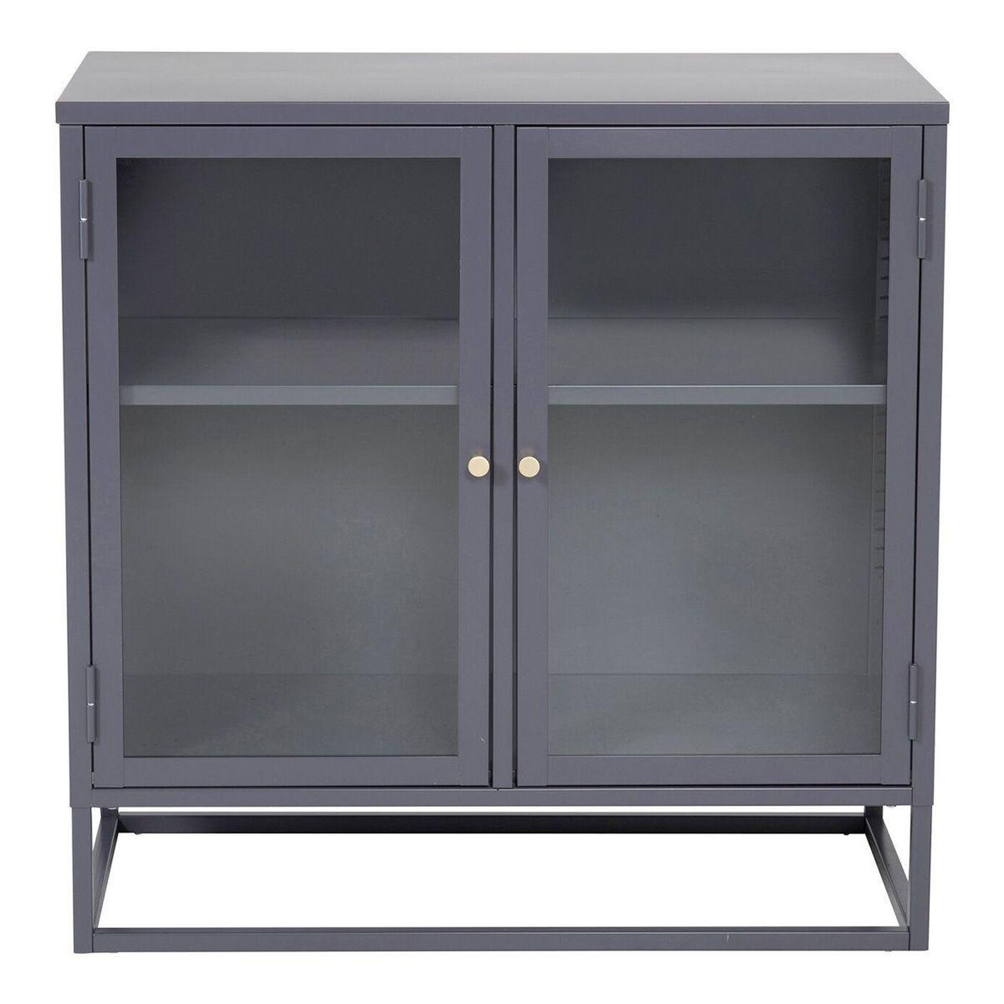 Paris Prix Vitrine 2 portes  bakal  85cm gris