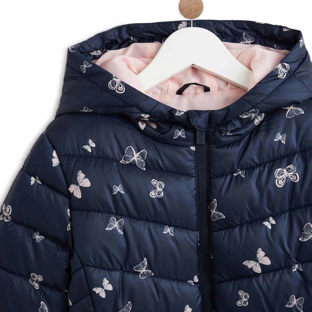 IN EXTENSO Doudoune légère papillons fille