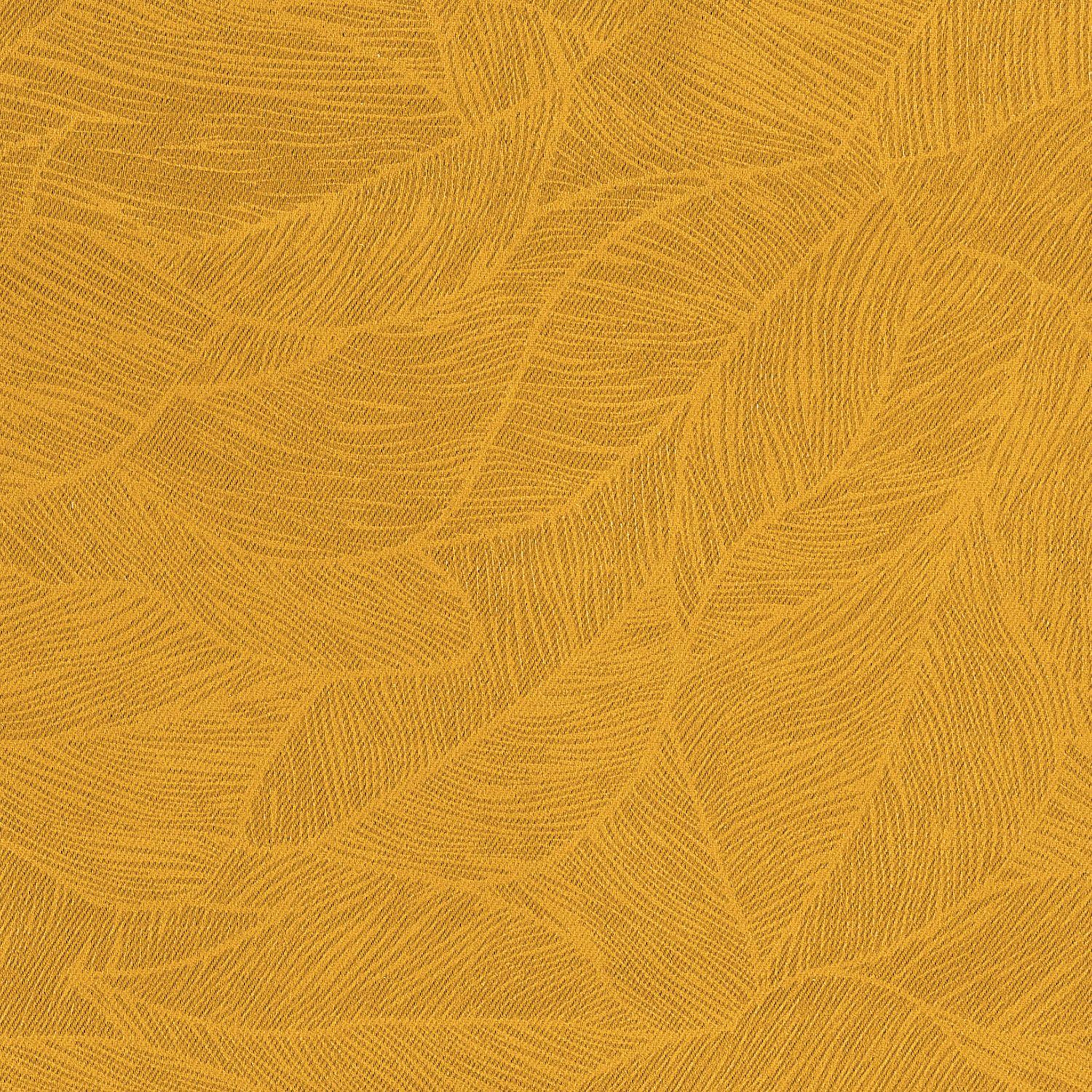 Voir la diapositive 4 : ATMOSPHERA Rideau occultant motif feuille embossé - 140 x 260 cm - jaune ocre