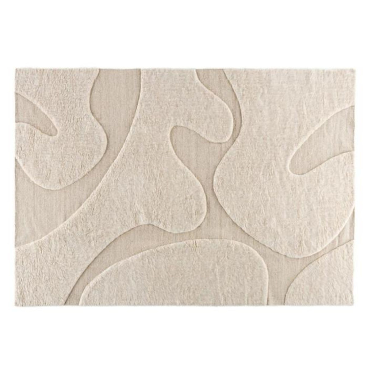 Paris Prix Tapis Déco en Laine  Boone  160x230cm Beige