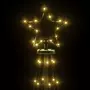 VIDAXL Arbre de Noël cone Blanc chaud 108 LED 70x180 cm