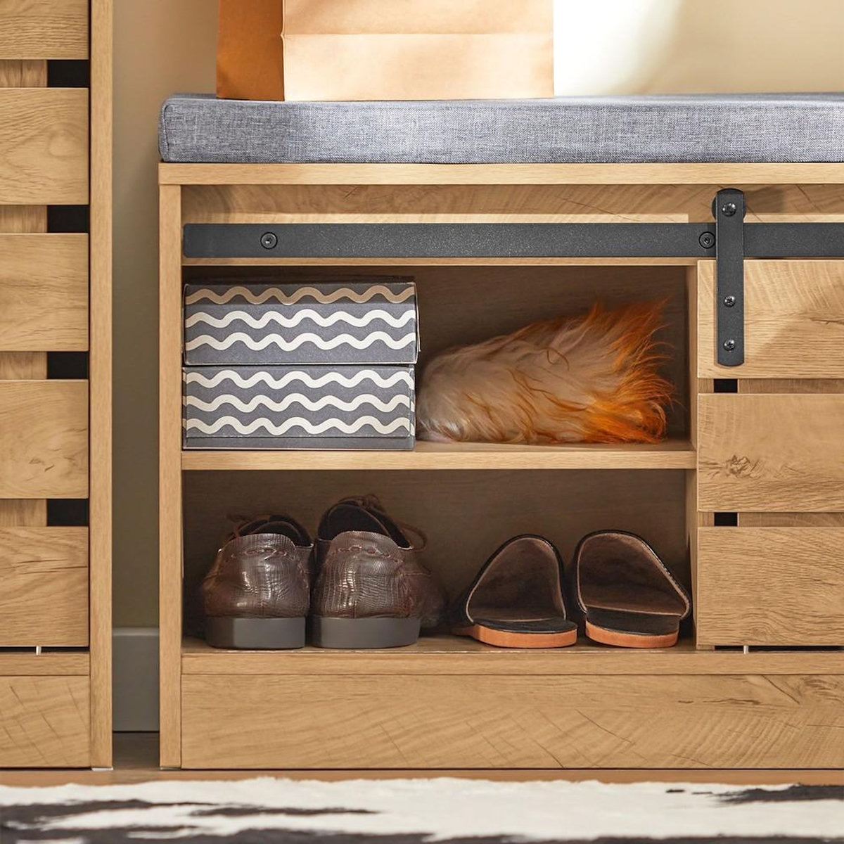 SOBUY SoBuy - Meuble À Chaussures à 3 tiroirs - Industriel - FSR120