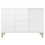 Voir la diapositive 5 : VIDAXL Buffet blanc brillant 101x35x70 cm bois d'ingenierie