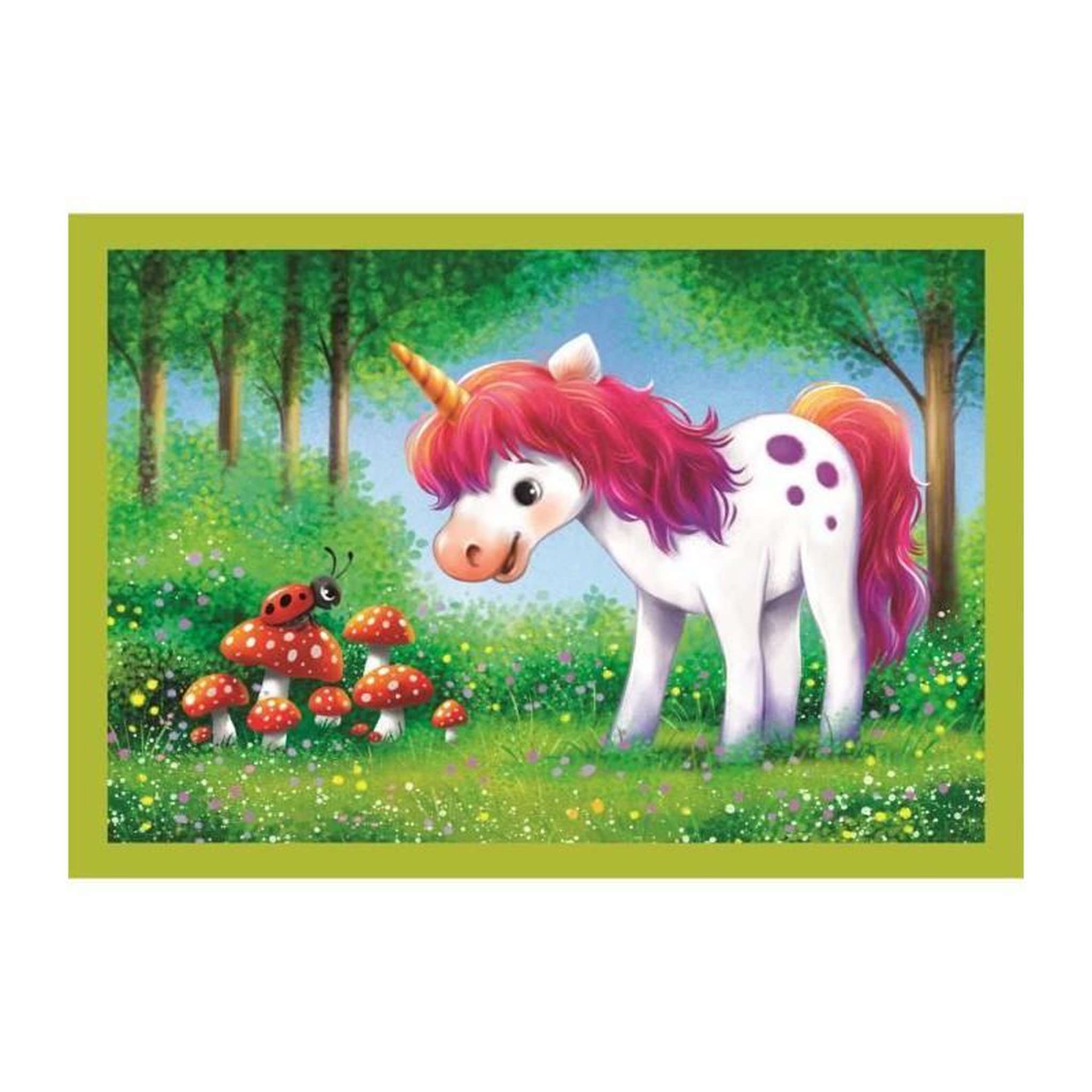 Voir la diapositive 5 : CLEMENTONI CLEMENTONI - Puzzle 4 en 1 - A Day with Unicorns