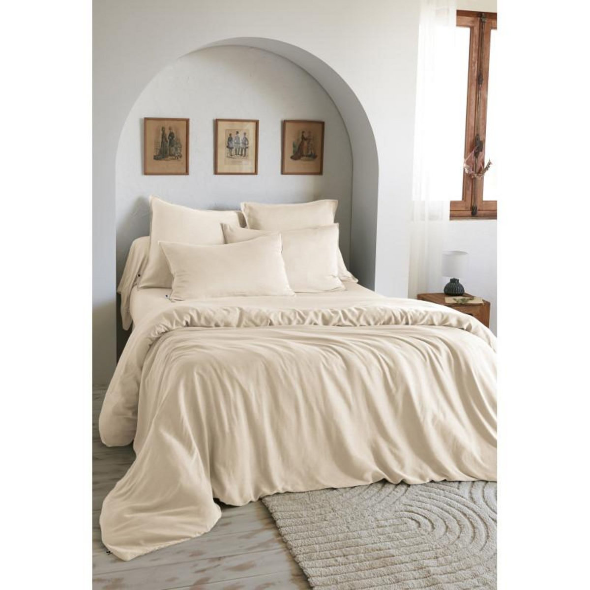 L EFFET PAPILLON Housse de couette  Lysandre  toutes dimensions  Lyocel  L'effet Papillon
