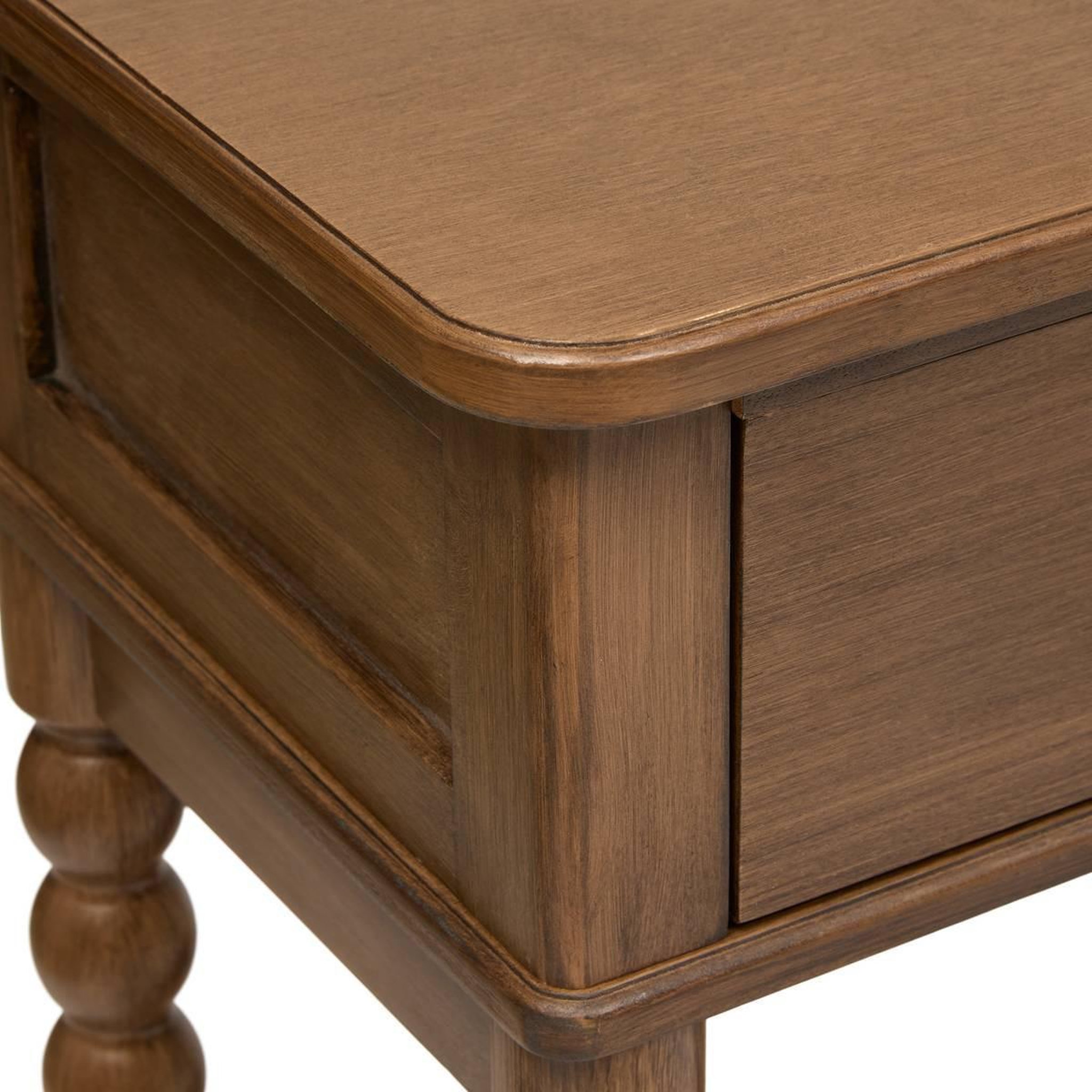 Voir la diapositive 3 : ATMOSPHERA Console 2 Tiroirs  Mona  100cm Marron
