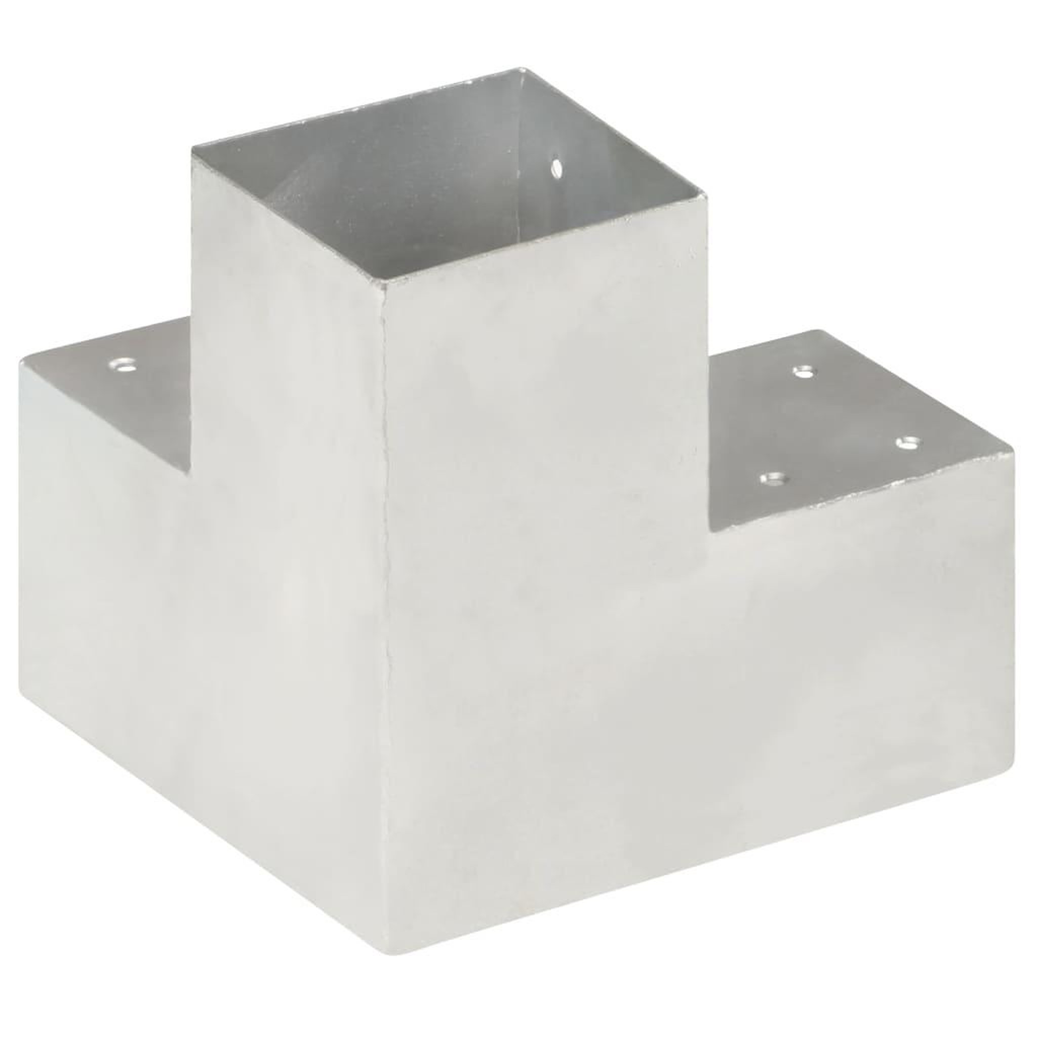 Voir la diapositive 3 : VIDAXL Connecteur de poteau Forme en Y Metal galvanise 101x101 mm