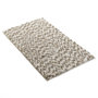 Voir la diapositive 2 : Paris Prix Tapis de Bain  Friza  45x75cm Blanc & Marron