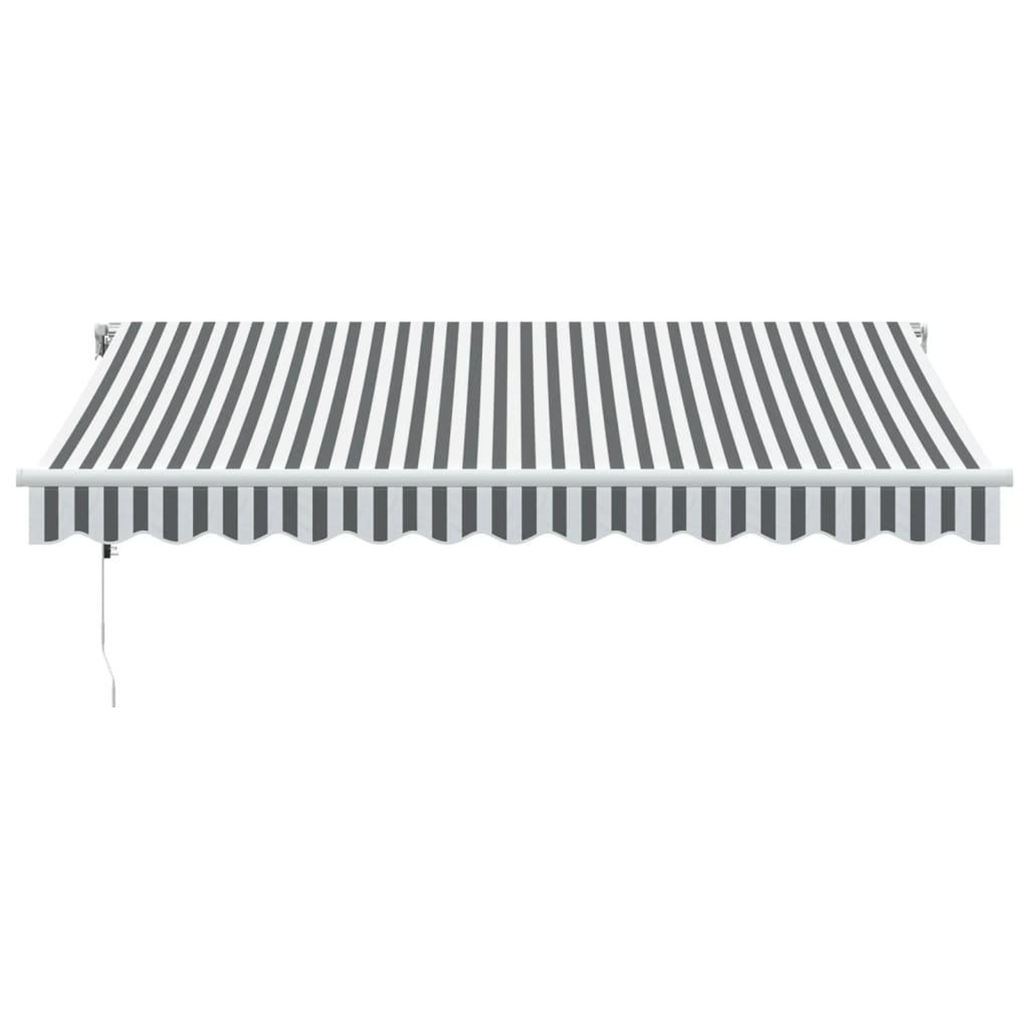 Voir la diapositive 4 : VIDAXL Auvent retractable automatique avec LED anthracite et blanc