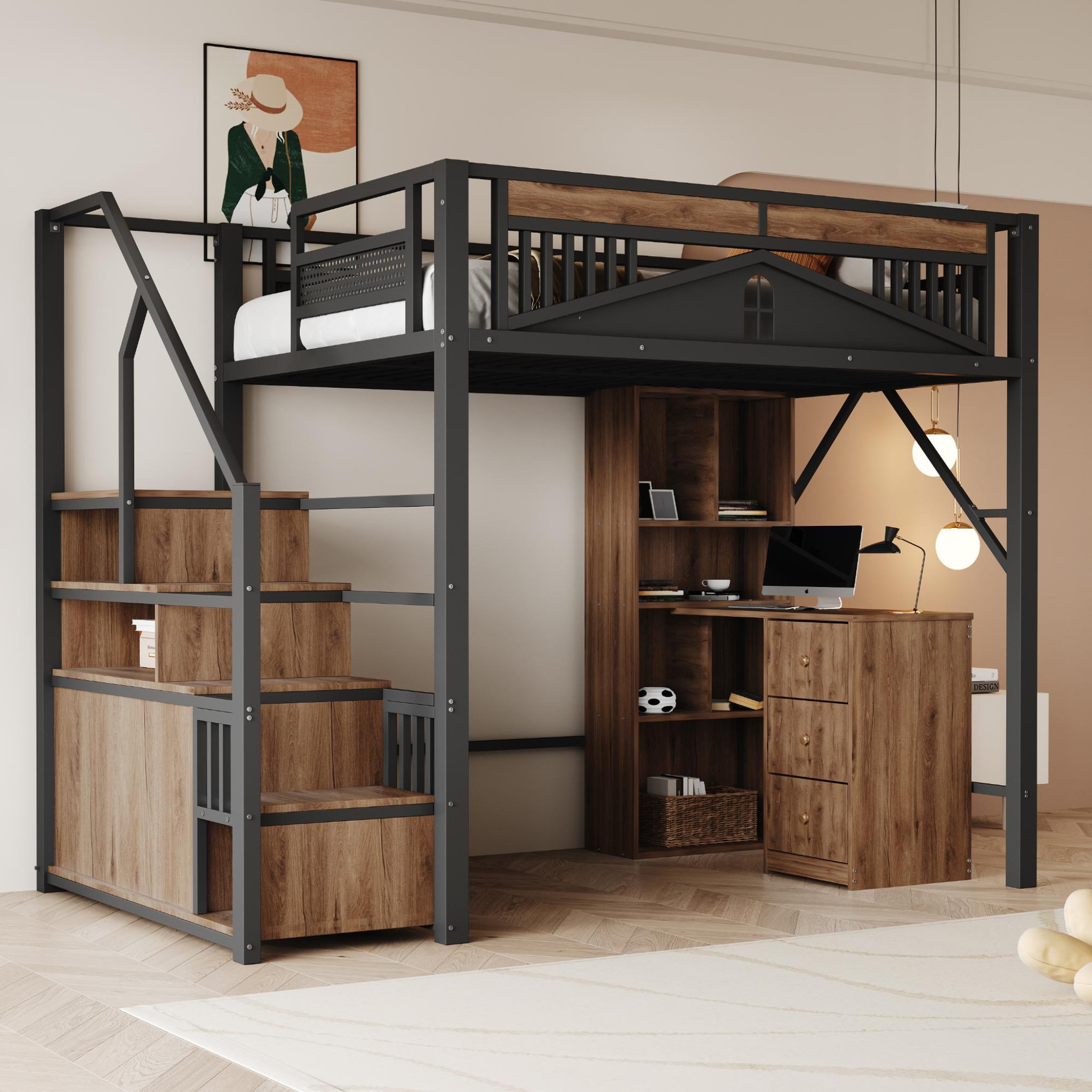 Voir la diapositive 4 : MERAX Lit mezzanine