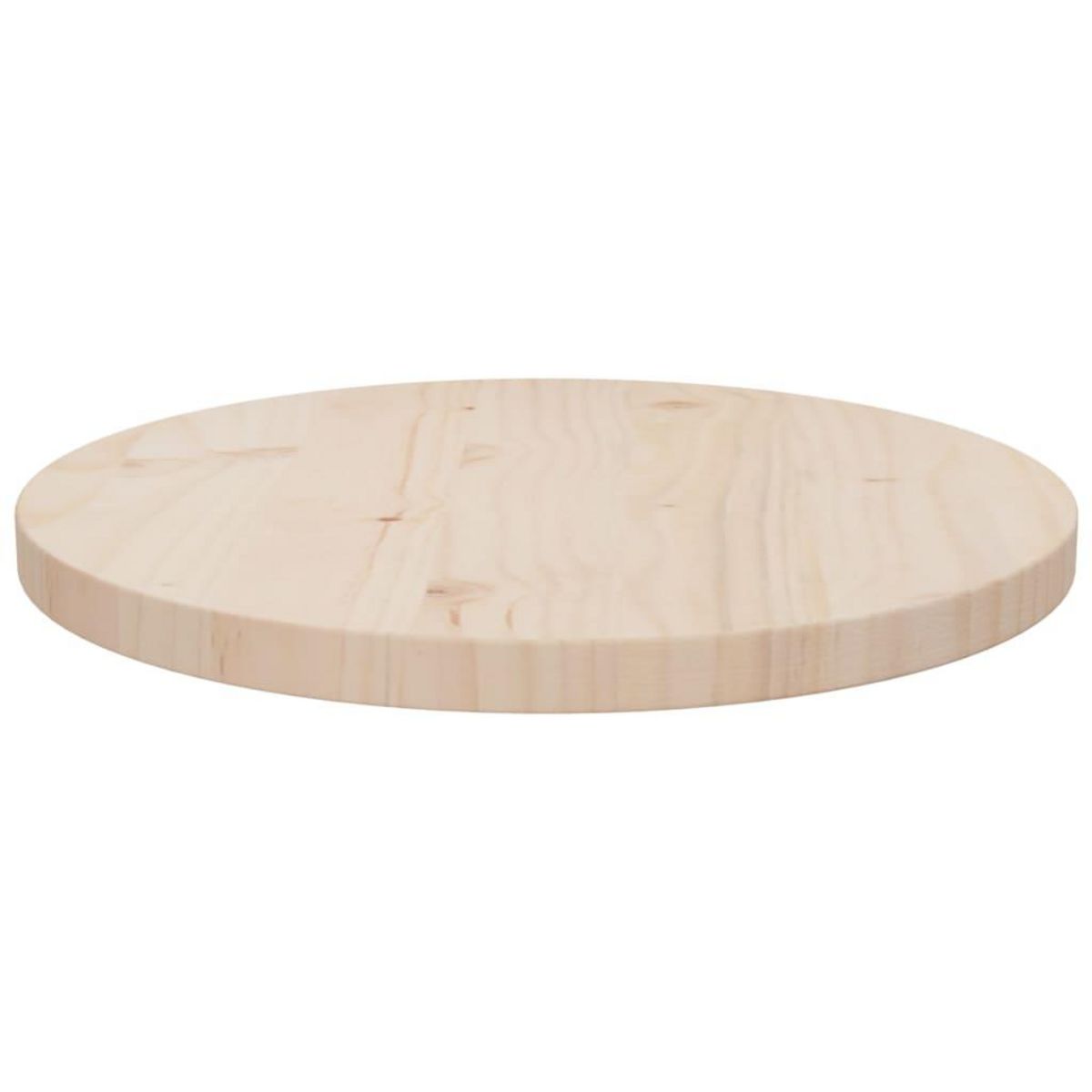 VIDAXL Dessus de table Ø40x2,5 cm Bois de pin massif