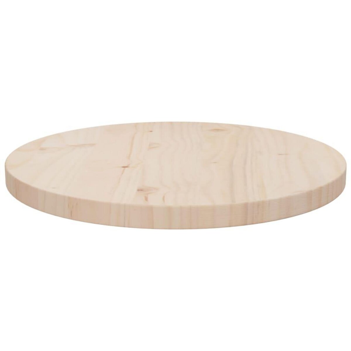 VIDAXL Dessus de table Ø40x2,5 cm Bois de pin massif