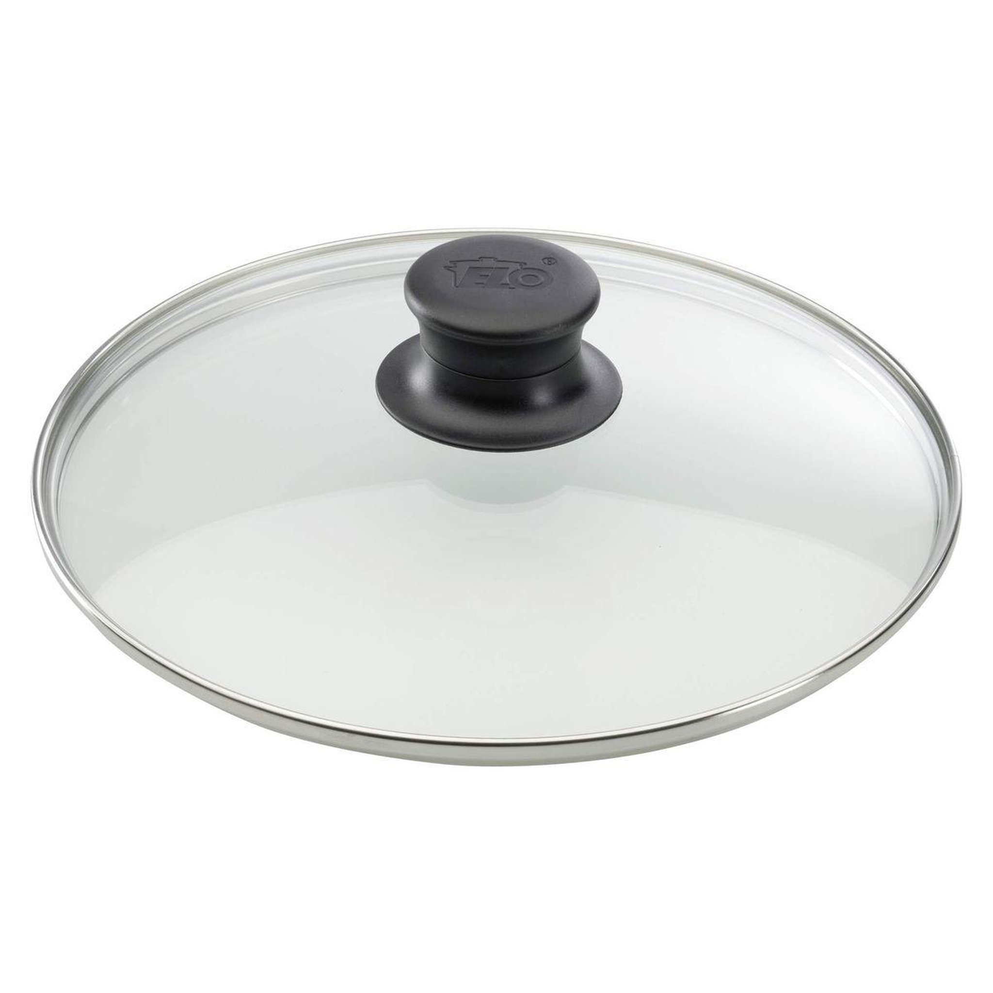 Voir la diapositive 6 : ELO Set de 3 couvercles de cuisson en verre 24 cm 28 cm et 32 cm Elo