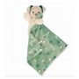 Voir la diapositive 2 : Kaloo Doudou Carre douceur Chien Vert  - 18 cm
