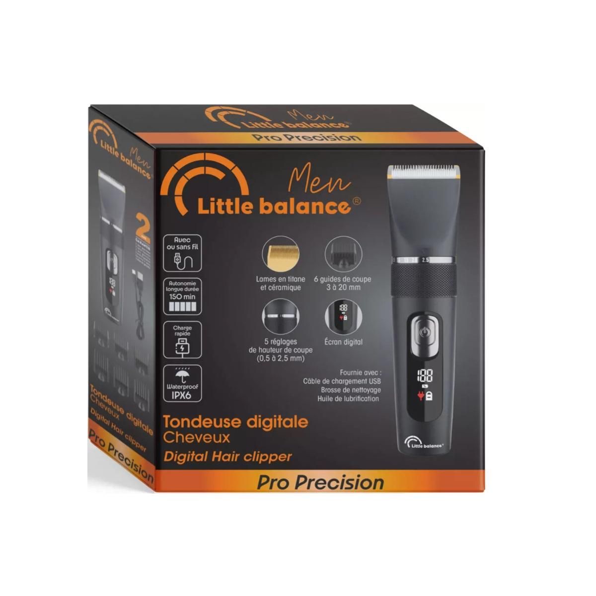 LITTLE BALANCE Tondeuse à cheveux rechargeable - 8788