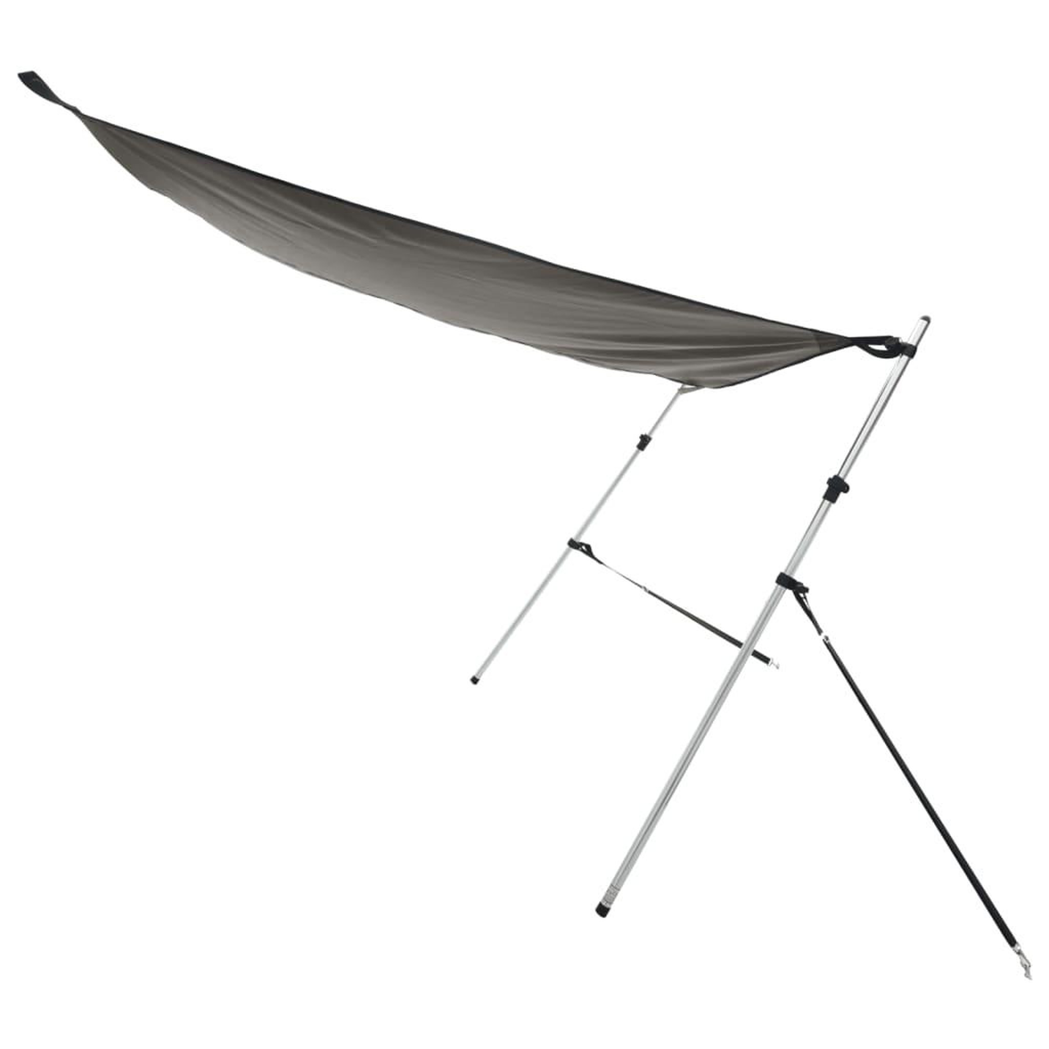 Voir la diapositive 5 : VIDAXL Kit d'extension d'ombrage T-Top gris anthracite