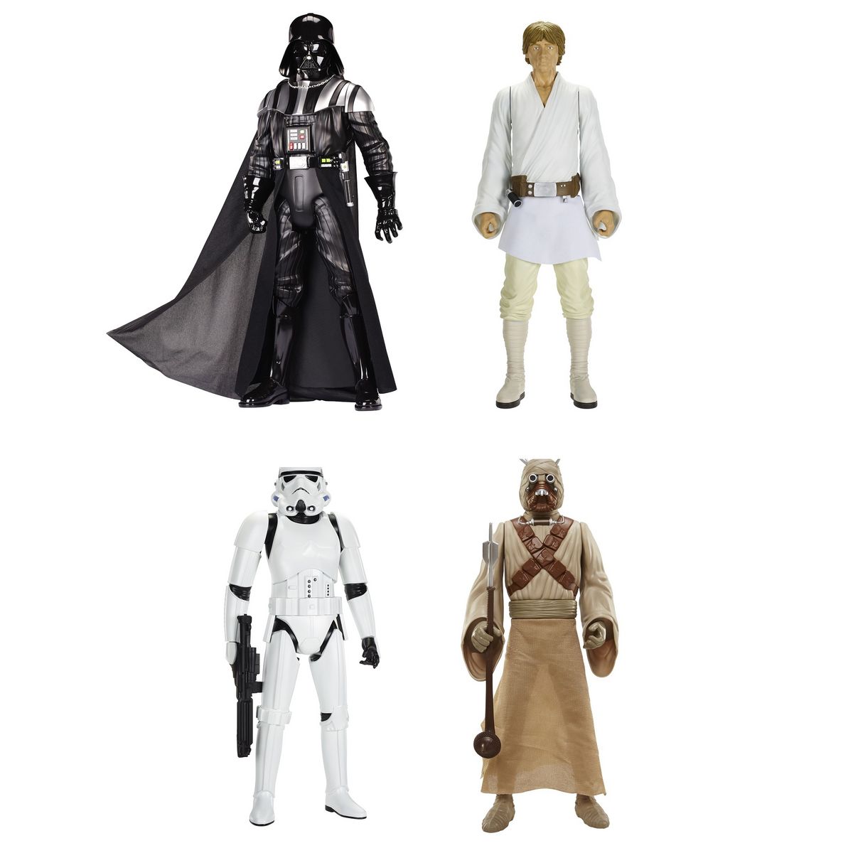 4 figurines Star Wars Classic