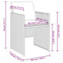 Voir la diapositive 6 : VIDAXL Chaises de jardin avec coussins lot de 4 marron resine tressee