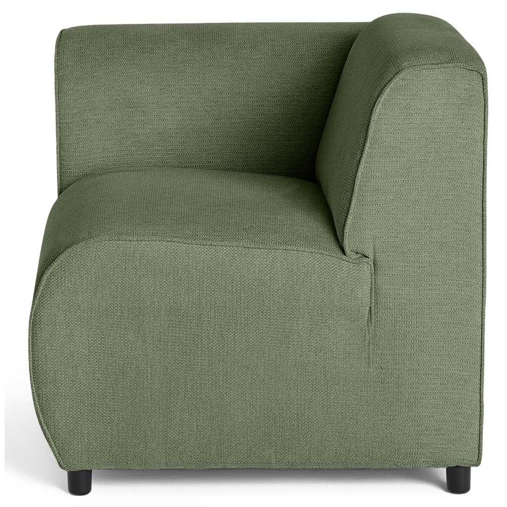 Voir la diapositive 6 : LISA DESIGN Suaro - module d'assise d'angle gauche en tissu texturé