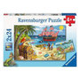 Voir la diapositive 1 : RAVENSBURGER Puzzle 2x24 pcs Pirates et sirenes