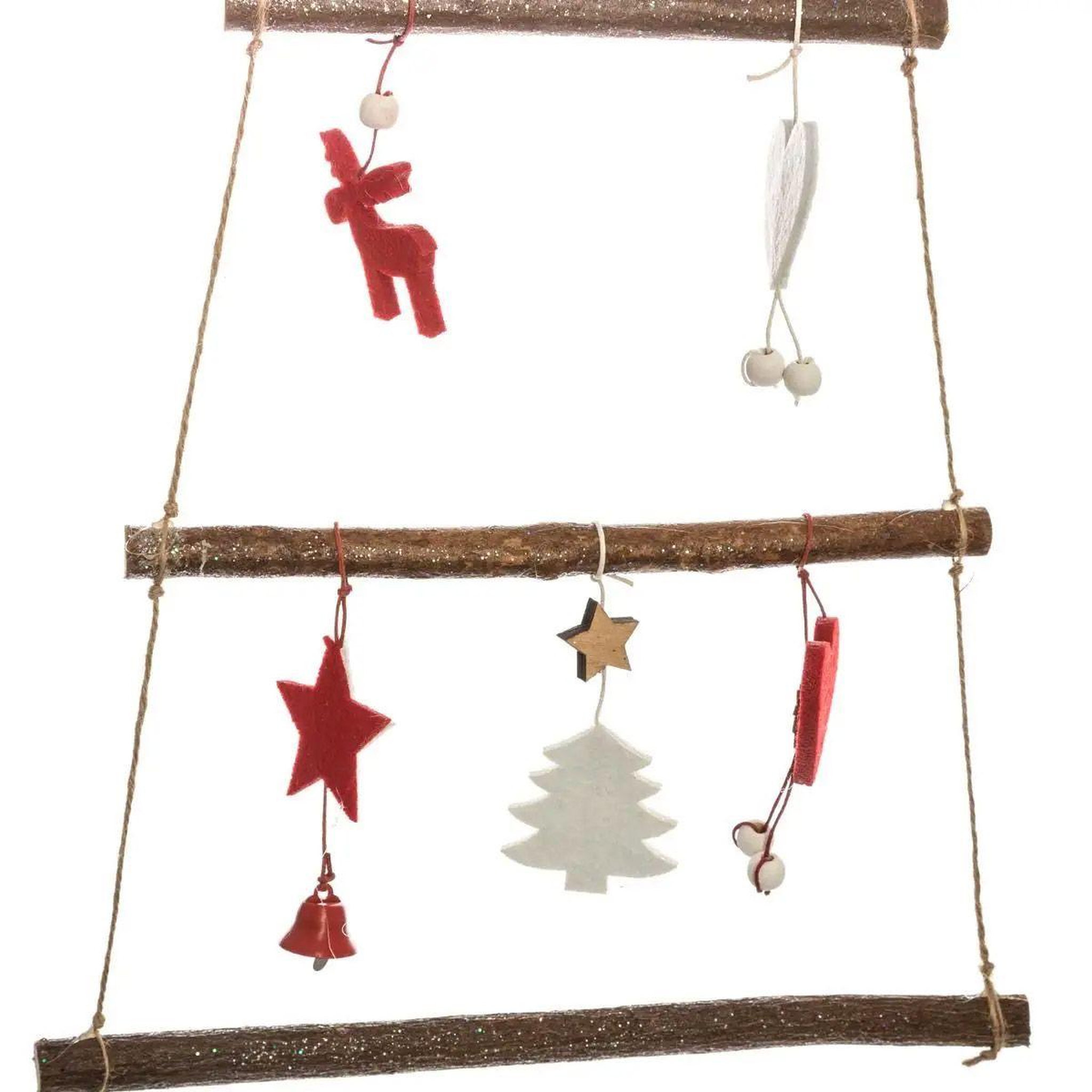Voir la diapositive 2 : ATMOSPHERA Sapin de noël mural  première étoile  88cm naturel