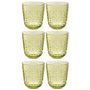 Voir la diapositive 2 : Paris Prix Lot de 6 Verres Réutilisables  Barbra  47,3cl Vert