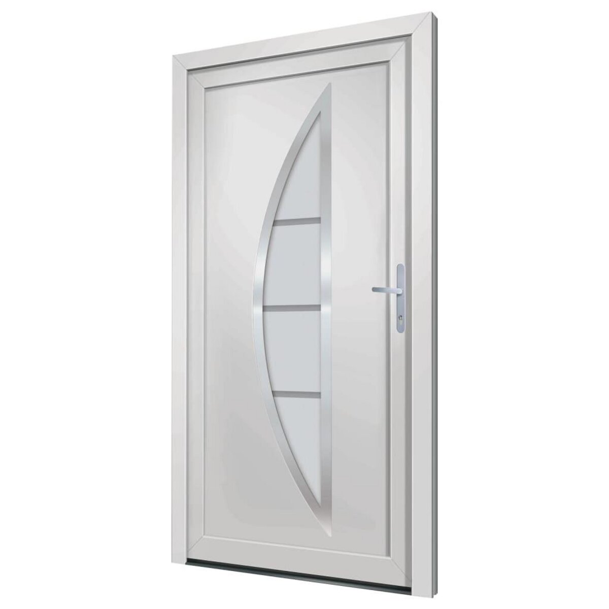 VIDAXL Porte d'entree Blanc 98x208 cm PVC