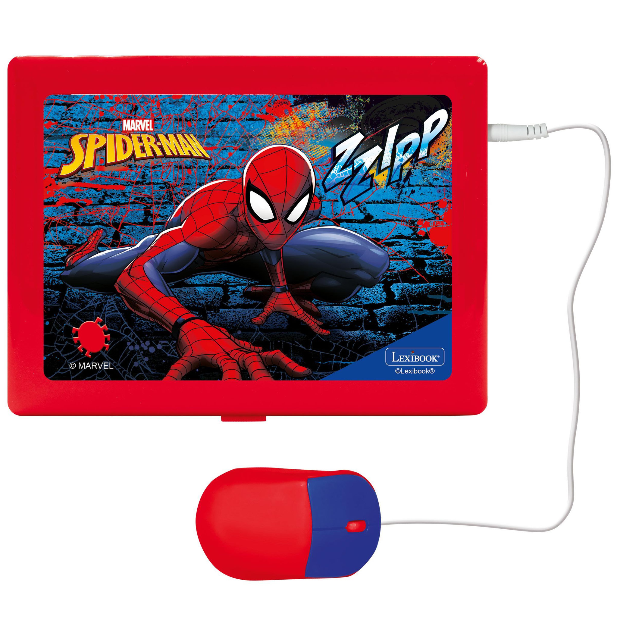 Voir la diapositive 2 : Lexibook Ordinateur éducatif bilingue avec 164 activités au design Spiderman (EN/FR)